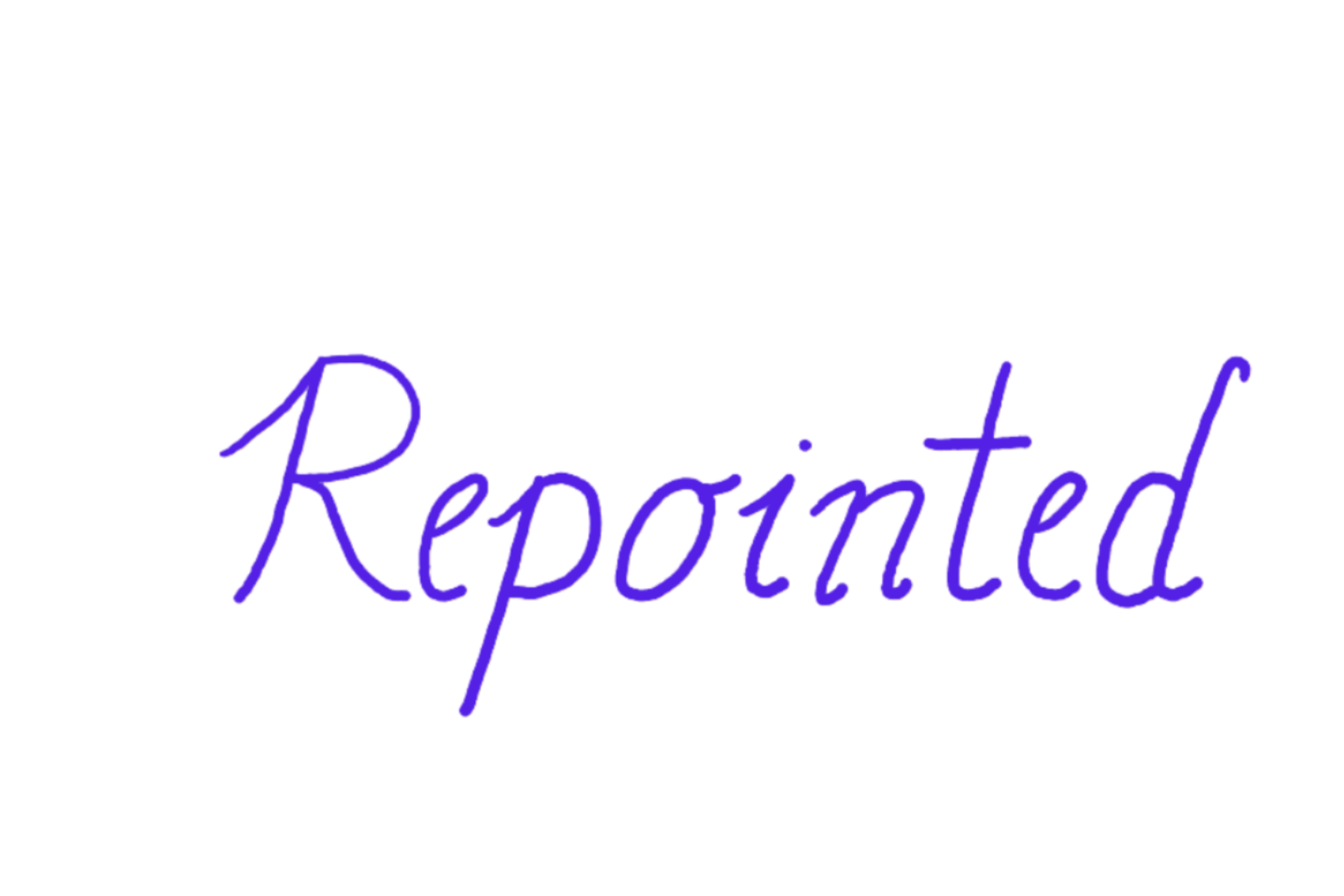 Repointed